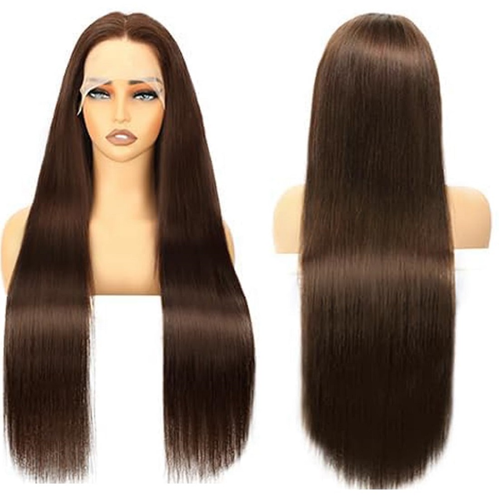 Human Hair Wigs - Chocolate 13x4 HD Lace Front Wigs