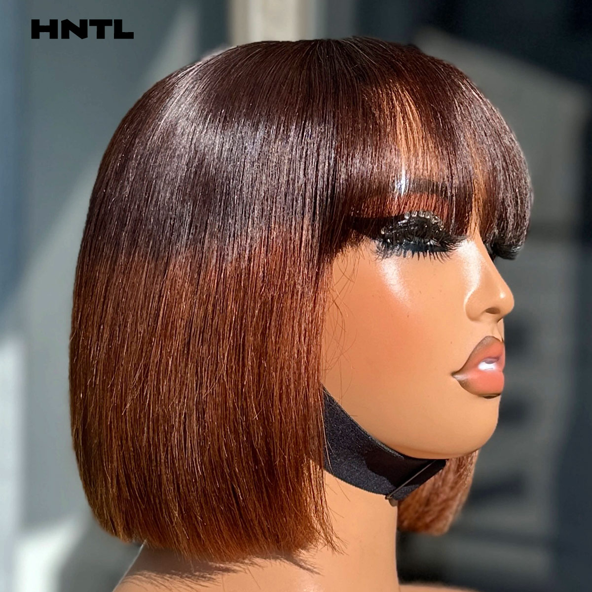 Wear and Go 2by6 Closure Bang  - Pre Parted 13X4 Lace Front Bob Wig recension och pris