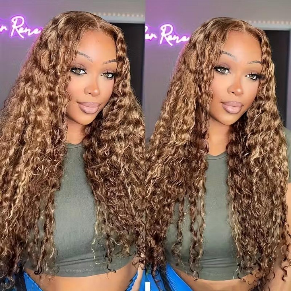 427 Highlight Ombre Wig Human  - Hd Lace Frontal Wig Human Hair Pre Plucked recension och pris