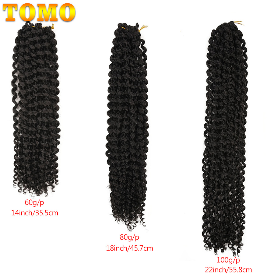 TOMO Passion Twist Crochet Hai - Water Wave Bulk Human Hair For Braiding recension och pris