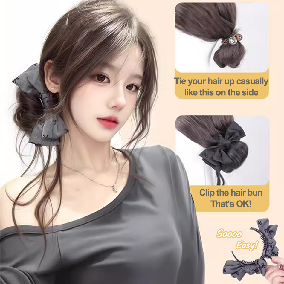 Synthetic Hair Bun Hair Extens - Claw Clip Messy Bun Hair Piece recension och pris