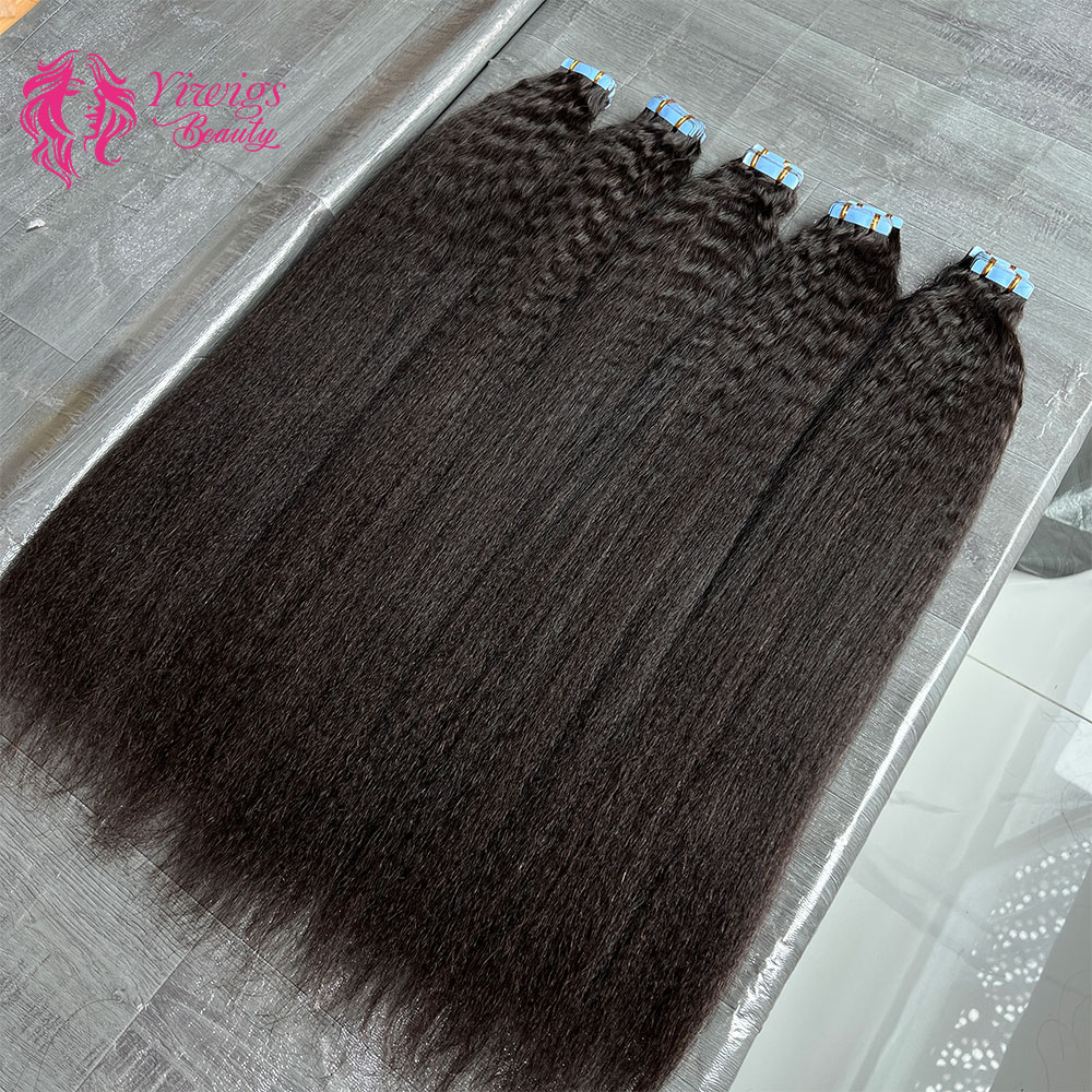 Straight Tape In Hair Extensio - Invisible Tape In Extensions Real Hair recension och pris