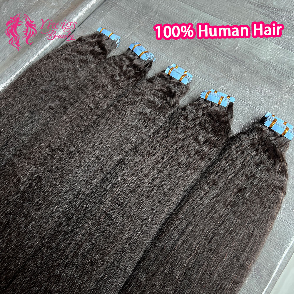 Straight Tape In Hair Extensio - Invisible Tape In Extensions Real Hair recension och pris