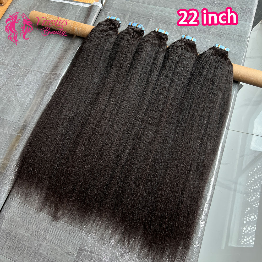 Straight Tape In Hair Extensio - Invisible Tape In Extensions Real Hair recension och pris