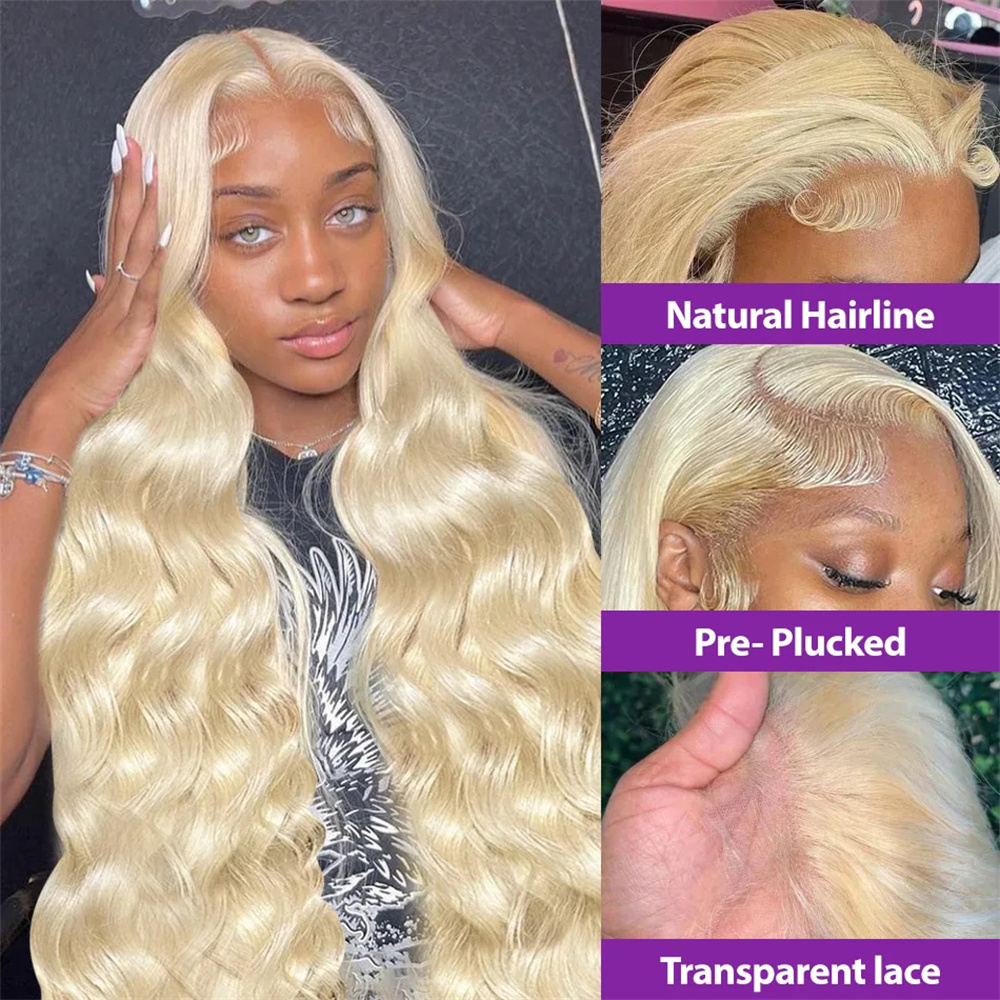 Finros Body Wave 13x6 HD Trans - 613 Blonde Body Wave Lace Front Wig recension och pris