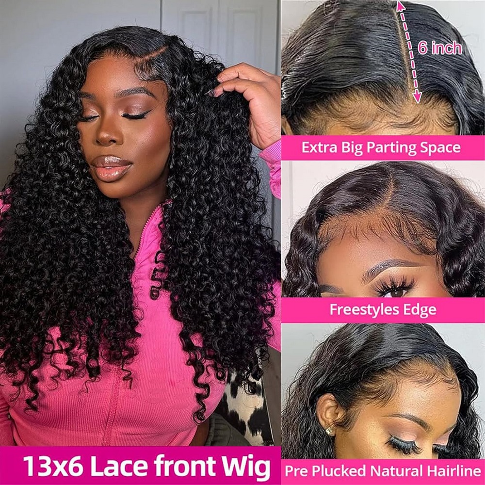 200 Density 13x4 13x6 HD Trans - Lace Front Wigs recension och pris