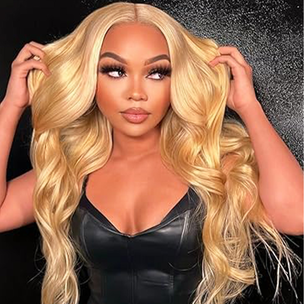 613 Blonde 13x6 13x4 HD Lace F - 613 Blonde Body Wave Lace Front Wig recension och pris
