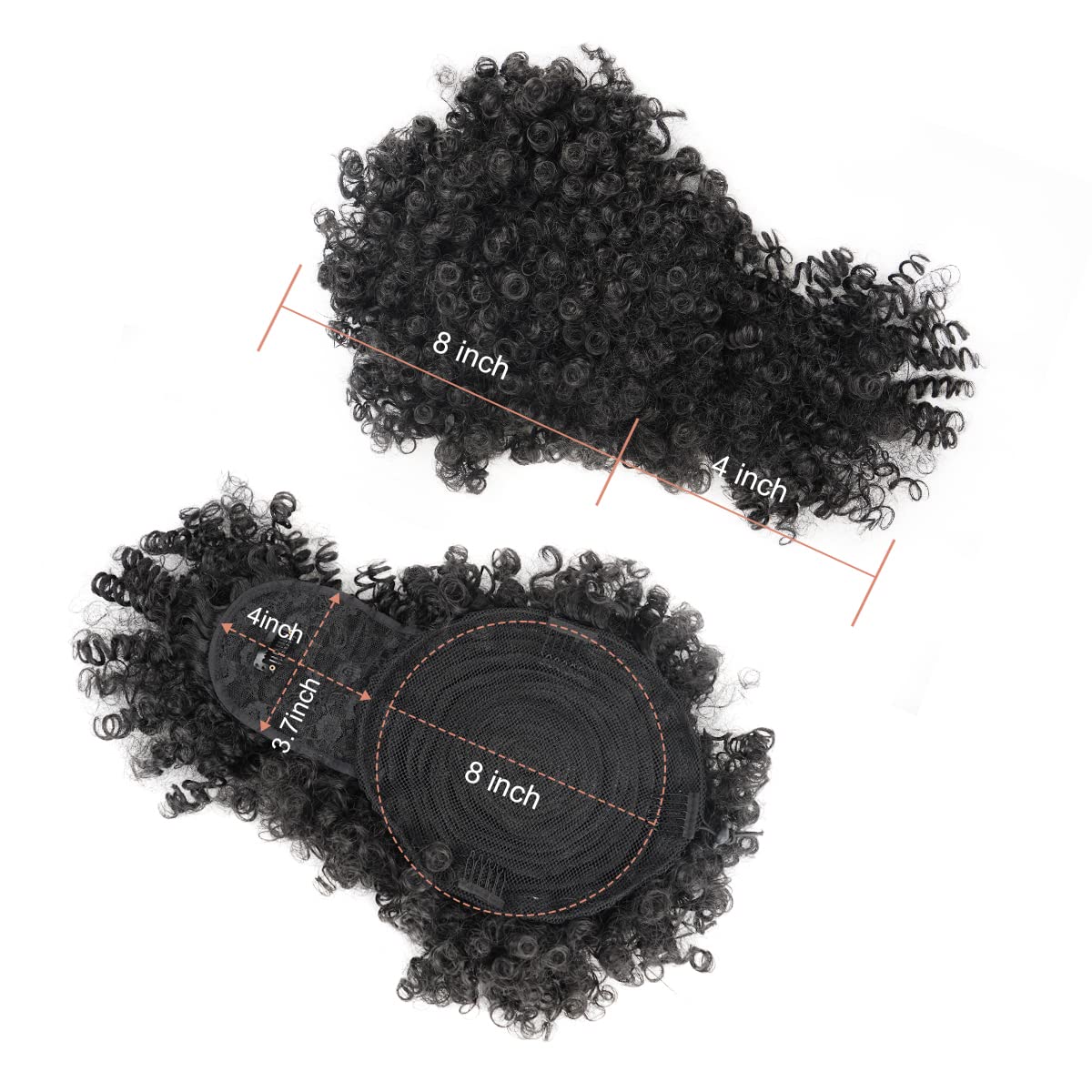 Afro Puff Synthetic Drawstring - Drawstring Afro Curly Puff Ponytail recension och pris