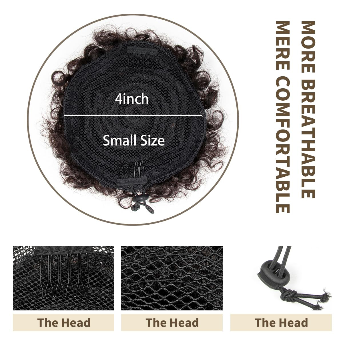 Synthetic Afro Puff Drawstring - Drawstring Afro Curly Puff Ponytail recension och pris