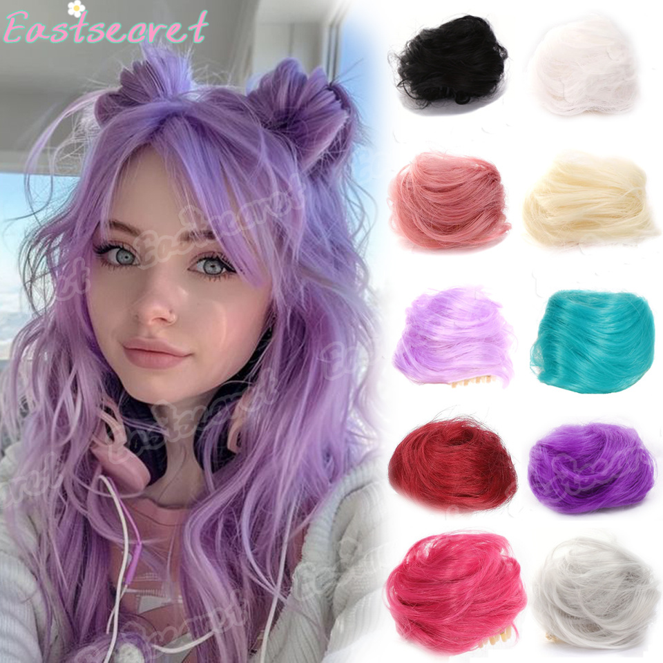 EAST Women's Hair Buns Synthet - Claw Clip Messy Bun Hair Piece recension och pris