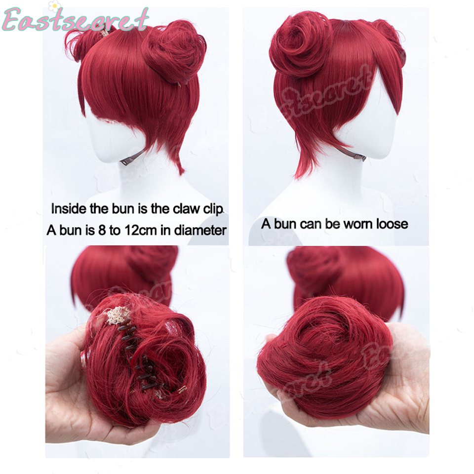 EAST Women's Hair Buns Synthet - Claw Clip Messy Bun Hair Piece recension och pris