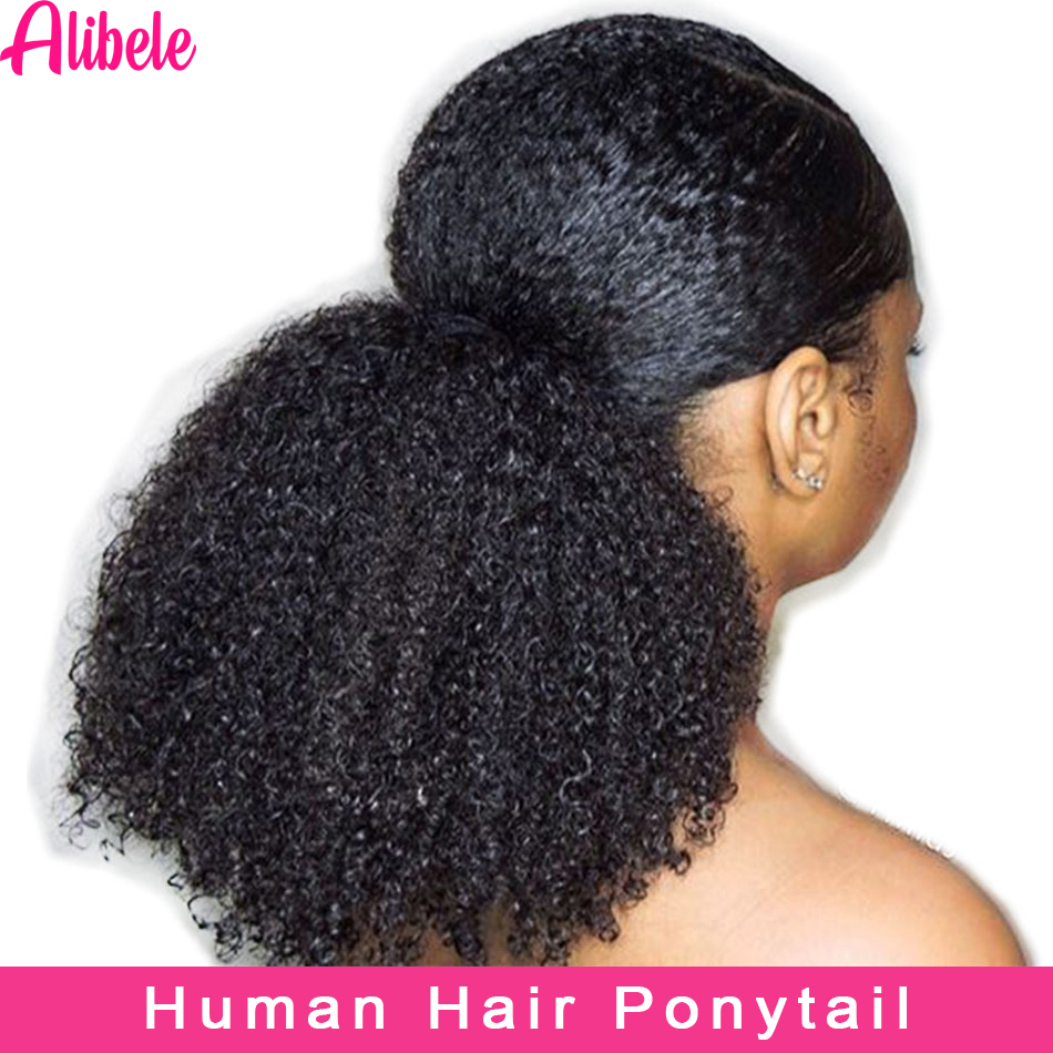 Alibele Mogolian Afro Kinky Cu - Seamless Clip In Hair Extensions Human Hair recension och pris
