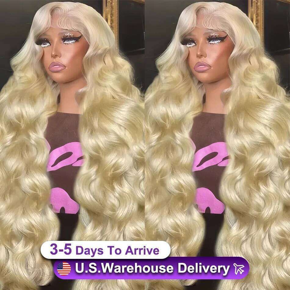 613 Lace Front Wigs Brazilian  - 613 Blonde Body Wave Lace Front Wig recension och pris