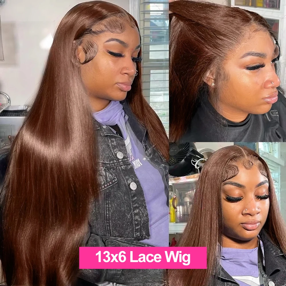 Chocolate 13x4 HD Lace Front W - Human Hair Wigs recension och pris