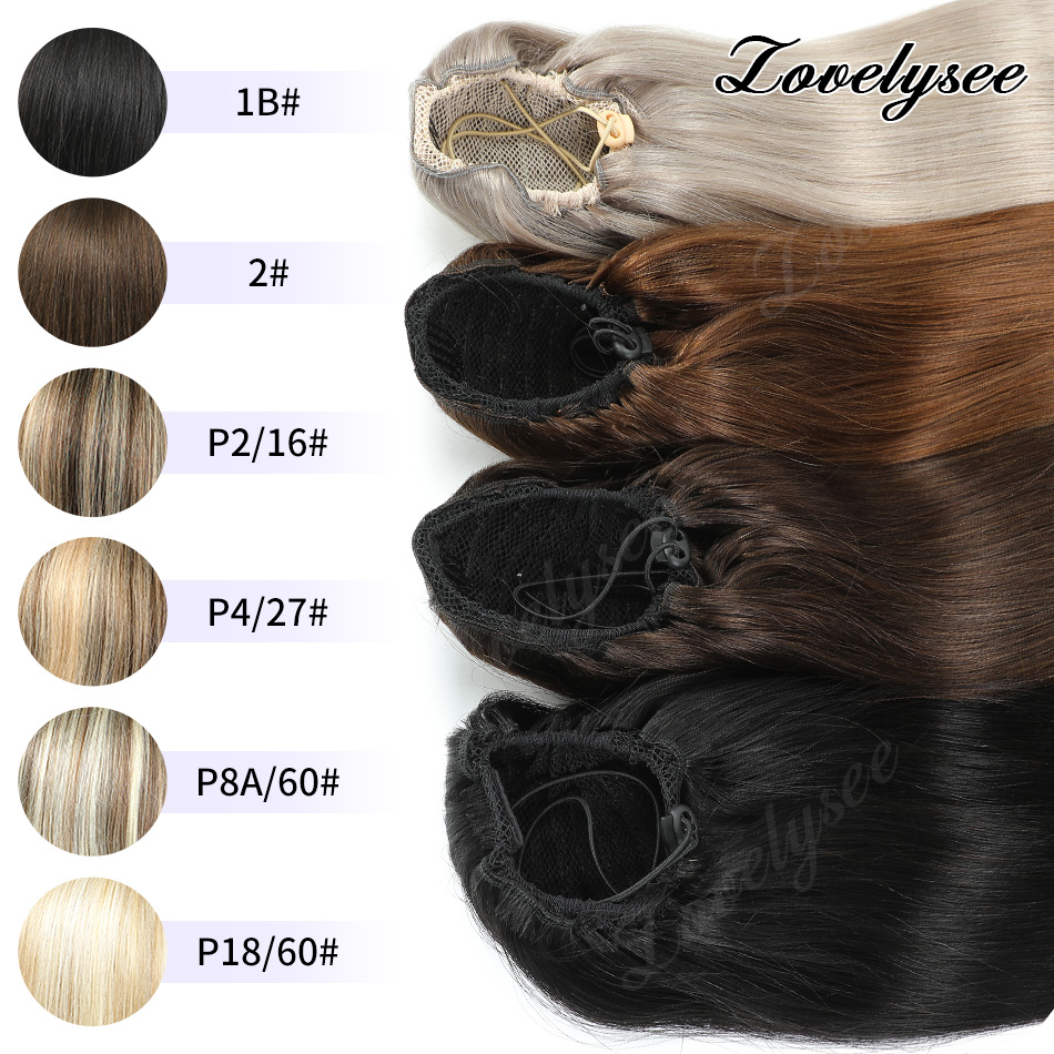 14-18Inch Short Drawstring Pon - Seamless Clip In Hair Extensions Human Hair recension och pris