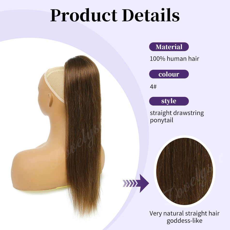 14-18Inch Short Drawstring Pon - Seamless Clip In Hair Extensions Human Hair recension och pris
