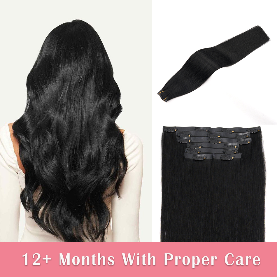 Seamless Clip in Hair Extensio - Seamless Clip In Hair Extensions Human Hair recension och pris
