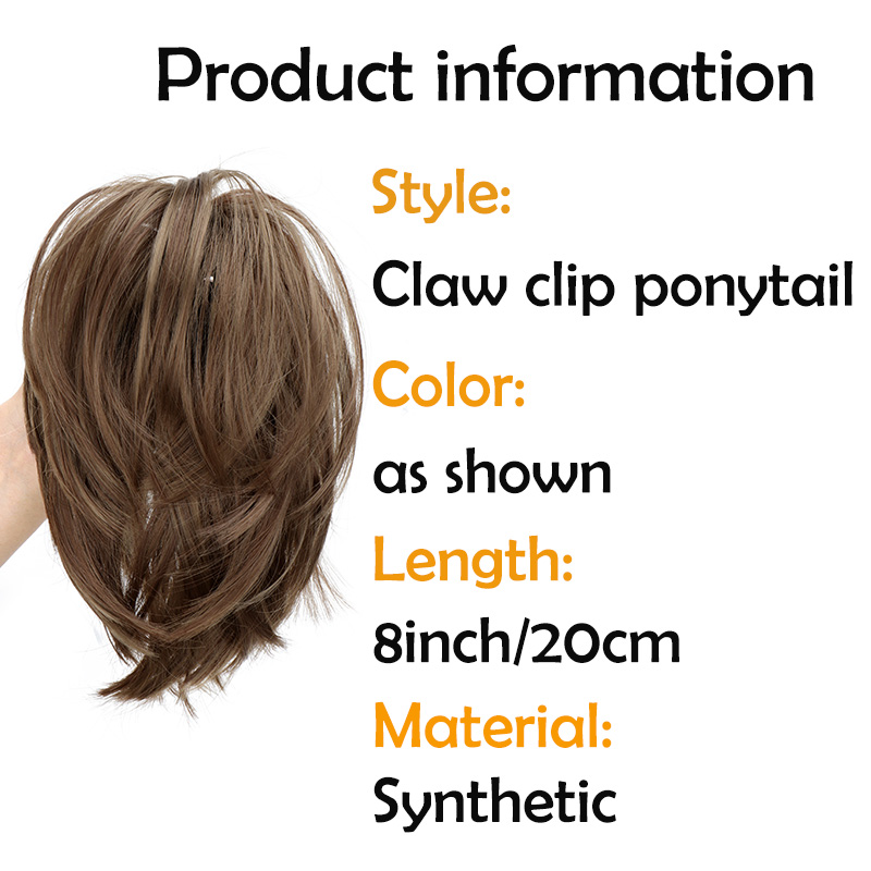 WIGSIN Synthetic Messy Bun Hai - Claw Clip Messy Bun Hair Piece recension och pris