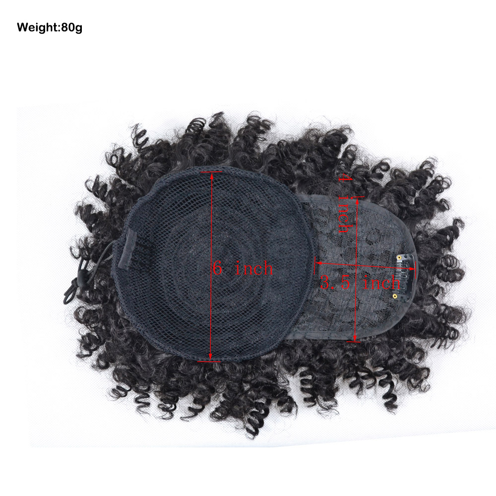 Drawstring Afro Kinky Curly Pu - Drawstring Afro Curly Puff Ponytail recension och pris