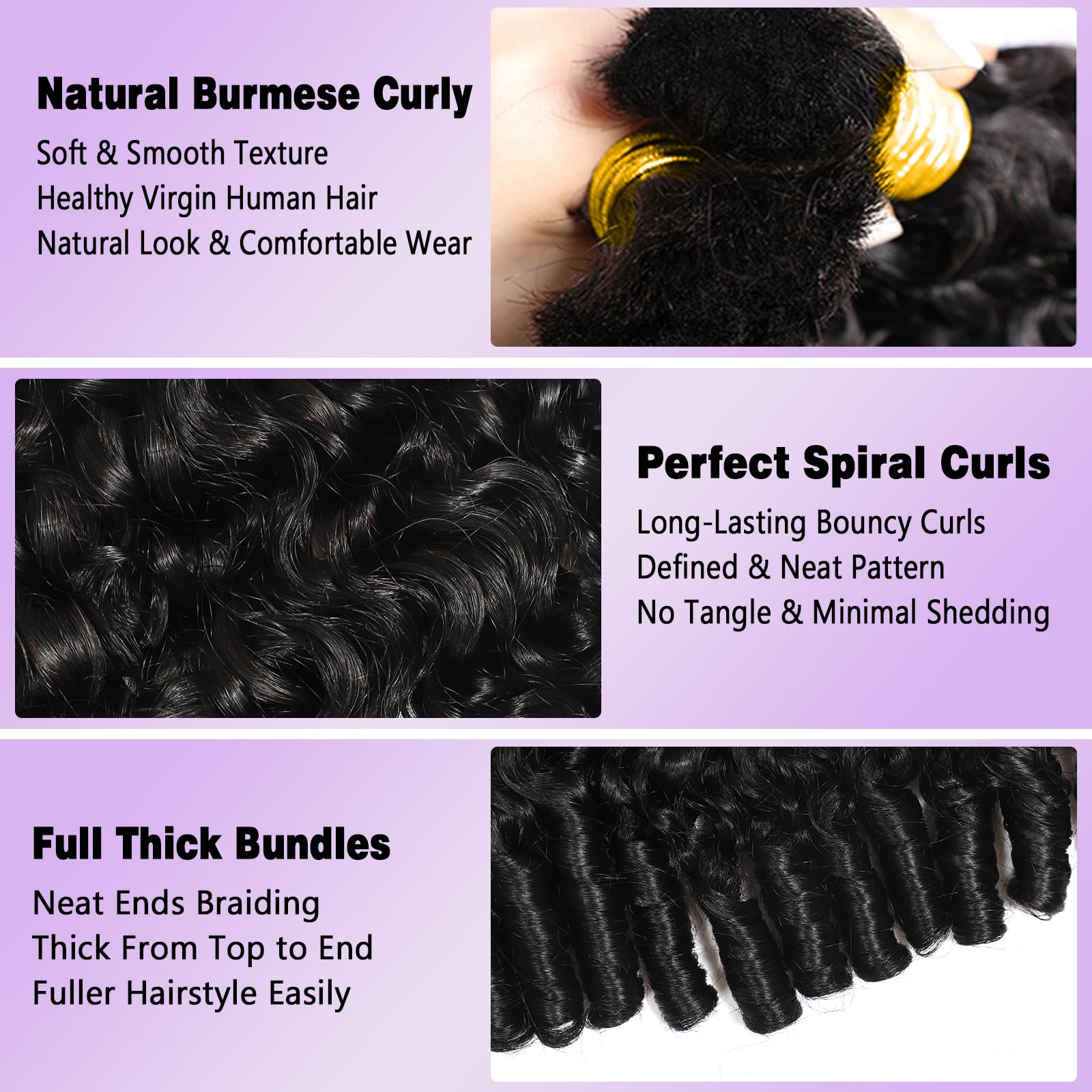 12A Human Braiding Hair for Bo - Water Wave Bulk Human Hair For Braiding recension och pris
