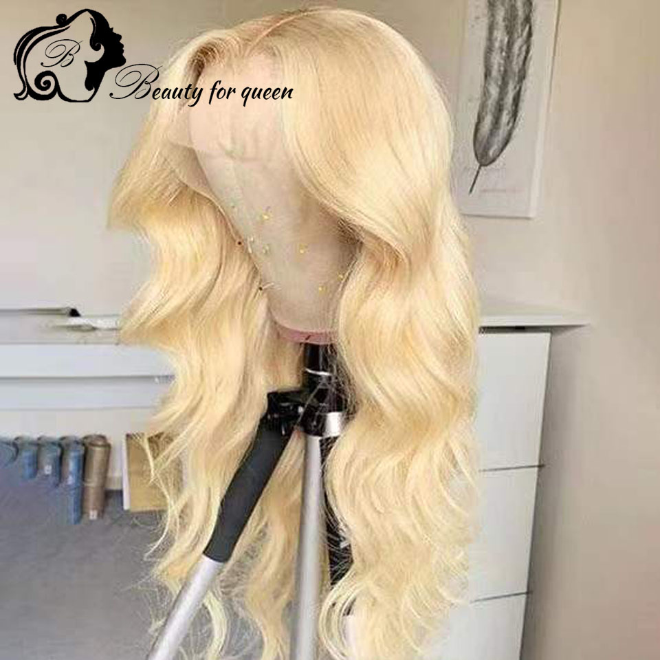 2026 Colored 613 Blonde Plucke - 613 Blonde Body Wave Lace Front Wig recension och pris
