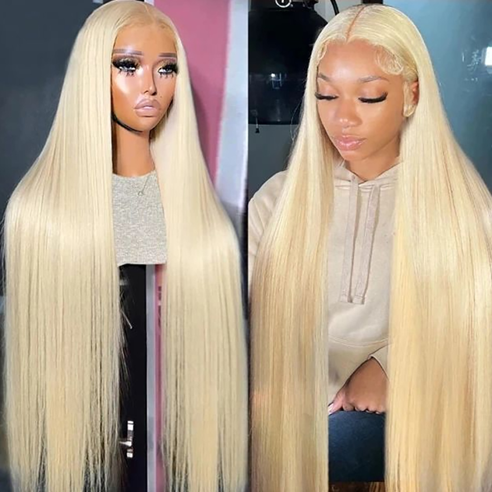 30 40 Inch 613 Honey Blonde Wi - 613 Blonde Body Wave Lace Front Wig recension och pris