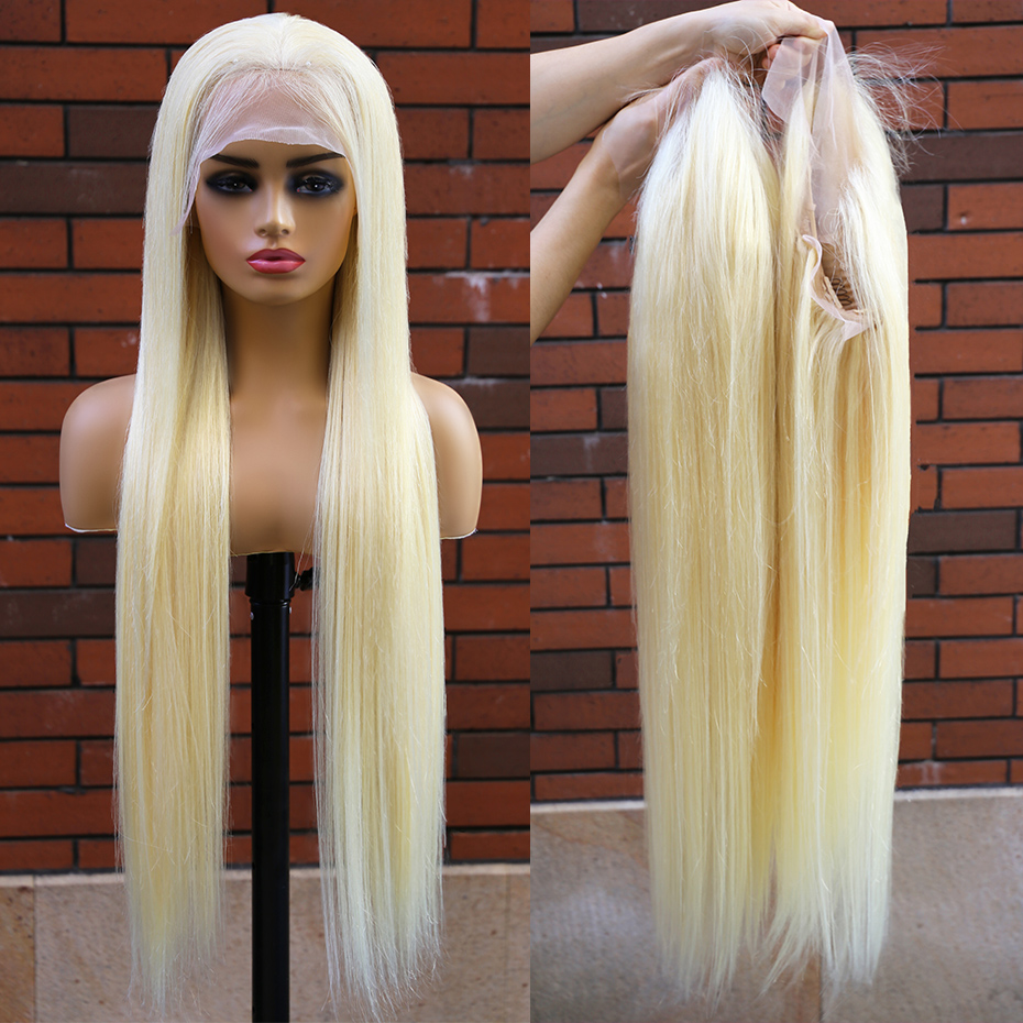 30 40 Inch 613 Honey Blonde Wi - 613 Blonde Body Wave Lace Front Wig recension och pris