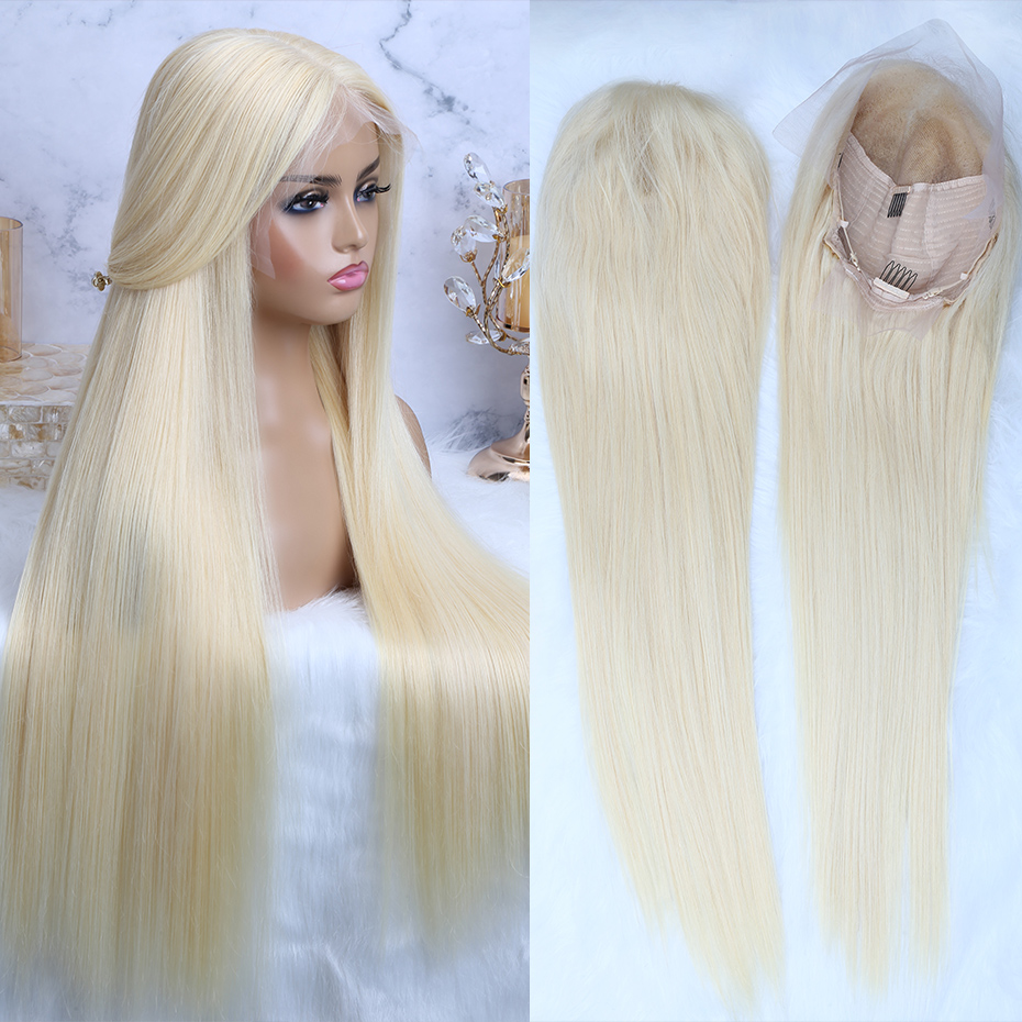 30 40 Inch 613 Honey Blonde Wi - 613 Blonde Body Wave Lace Front Wig recension och pris