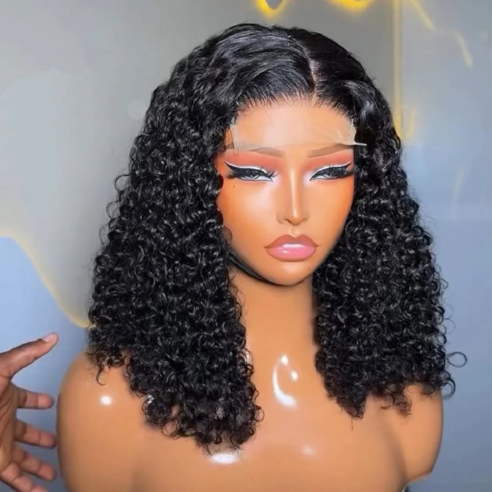 8-14 Short Inch Curly Wave Sho - Glueless Wear And Go Human Hair Wig recension och pris