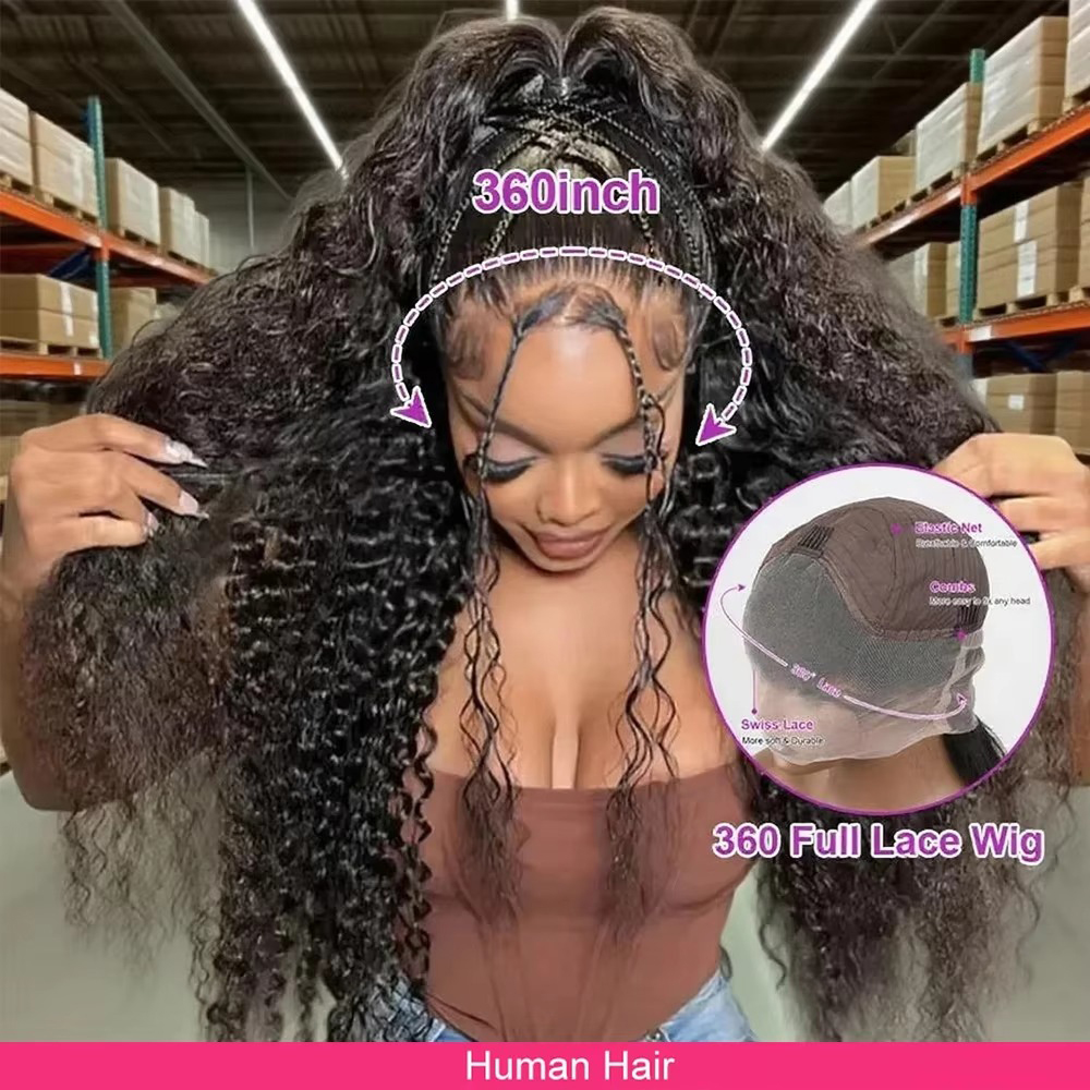 360 Invisible Strap Full Lace  - Glueless Wear And Go Human Hair Wig recension och pris