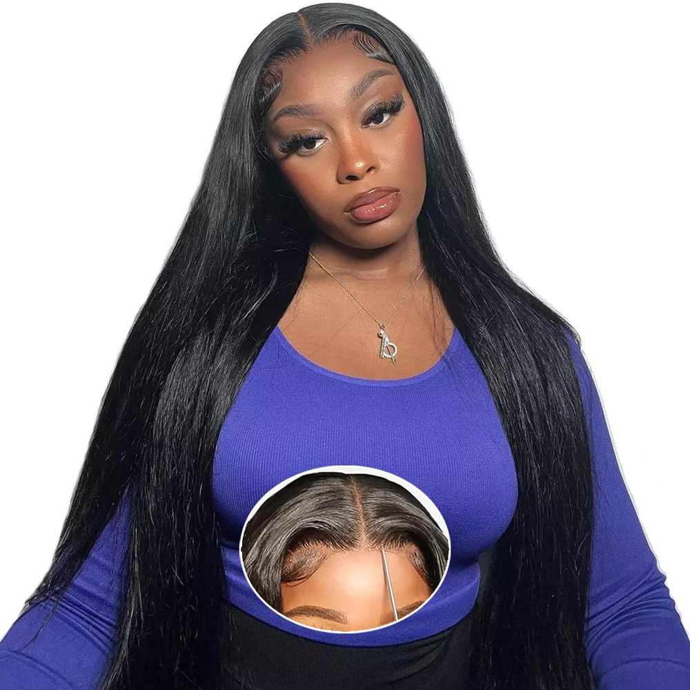 7x6 HD Glueless Straight Closu - Lace Front Wigs recension och pris