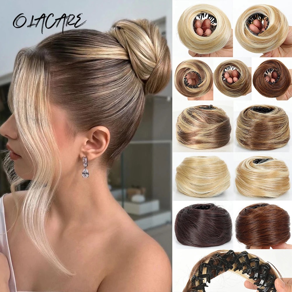 Synthetic Mini Claw Clip in Me - Claw Clip Messy Bun Hair Piece recension och pris