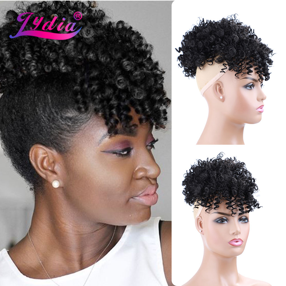 Lydia Drawstring Synthetic Hig - Drawstring Afro Curly Puff Ponytail recension och pris