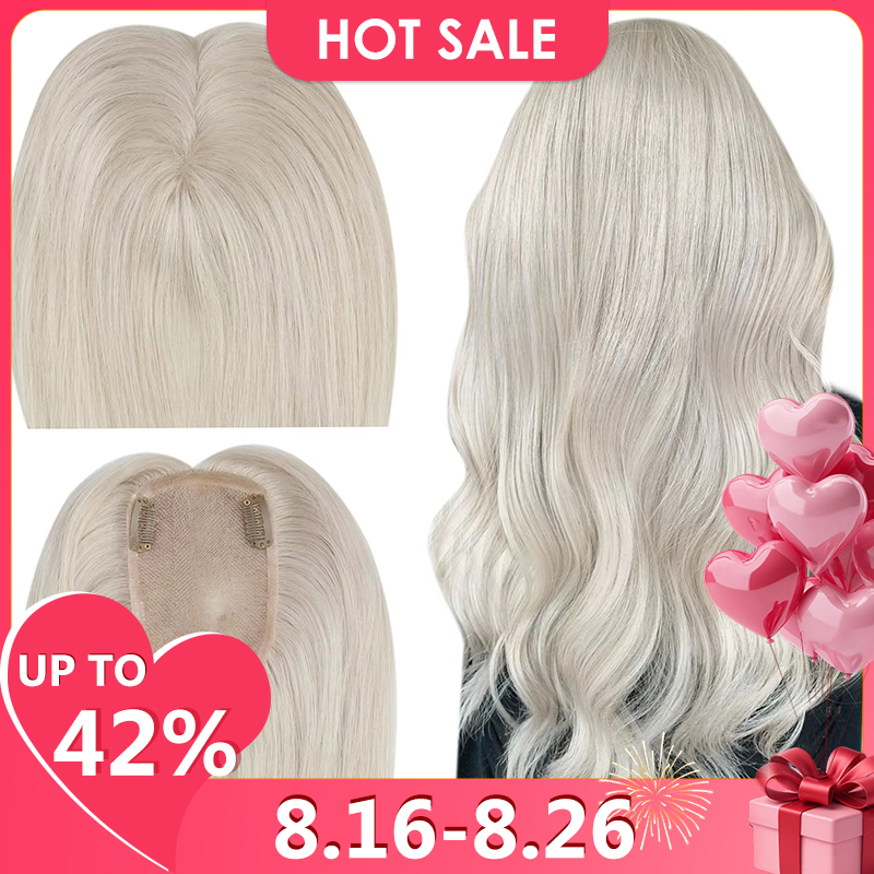 Ugeat Hair Topper Natural Huma - Invisible Tape In Extensions Real Hair recension och pris